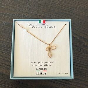 Mia Fiore 18kt Gold Plated Sterling Silver Necklace - Made in Italy